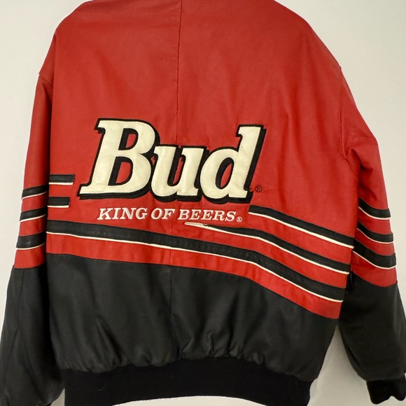 VTG Jeff Hamilton Racing Collection Dale Earnhardt Jr. Budweiser Nascar Jacket - Picture 6 of 12